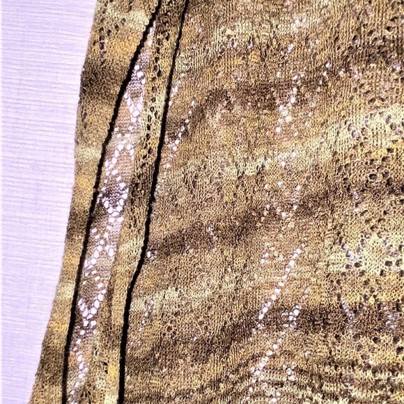 DAILY 3/25$NWOT ZARA KNIT LACE SLEEVELESS ARTH COLORS IN ACTUAL HAND KNIT - Picture 4 of 8